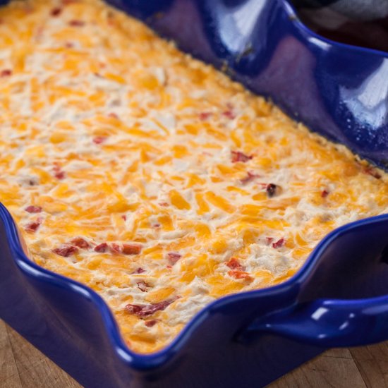 Baked Pimiento Cheese Crab Dip