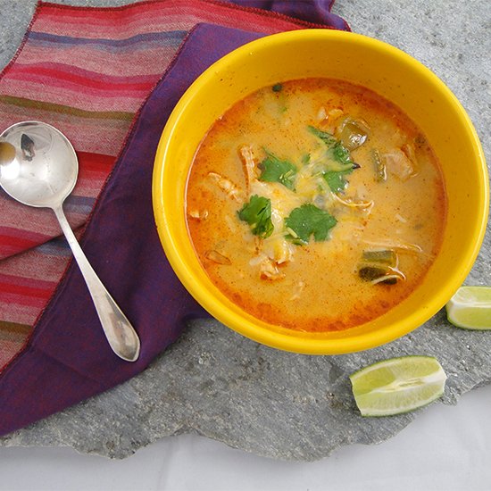 Chicken, Chile & Tomatillo Soup