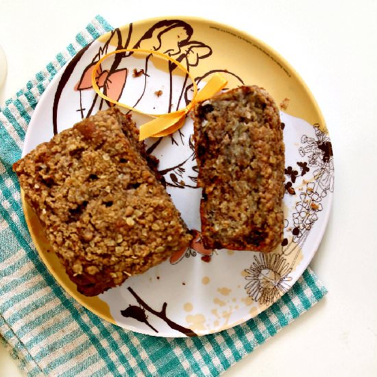 Coconut & Caramelized Banana Bread