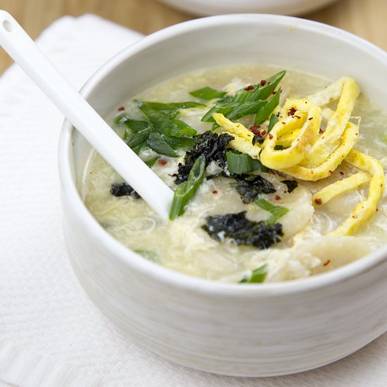 Tteokguk (Korean Rice Cake Soup)