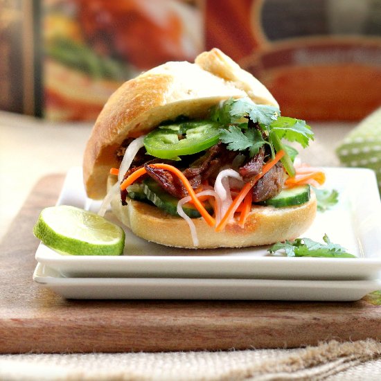 Crispy Duck Banh Mi Sliders