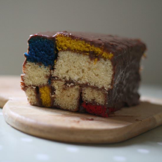 Mondrian Birthday Cake