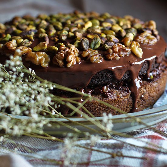 Chocolate Banana Layer Cake