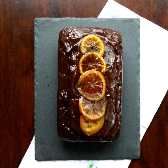 Blood Orange, Beetroot & Choc Loaf