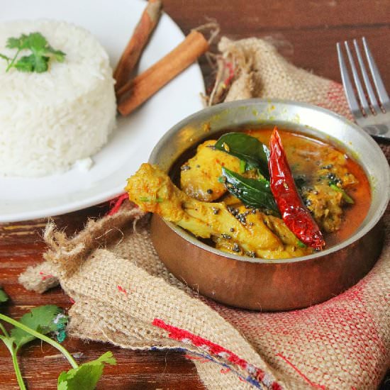 Karaikudi Chicken Kozhambu / Curry