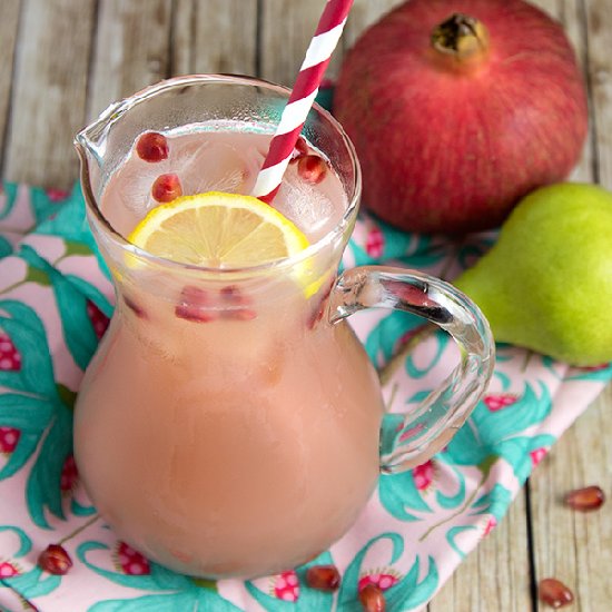 Pomegranate & Pear Kefir Spritzer