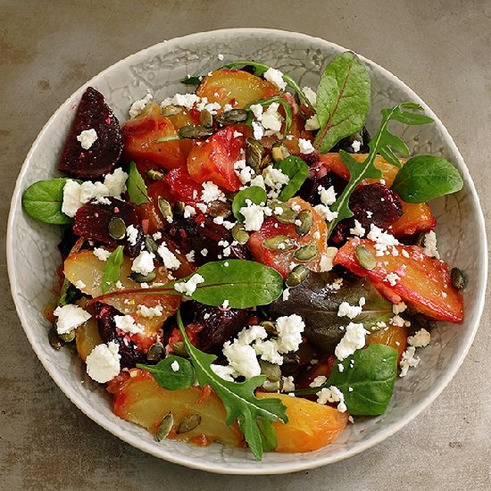 Roasted beet salad