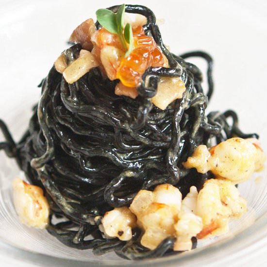 Black Ribbon Spaghetti