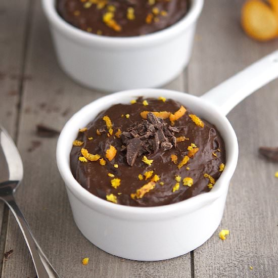 Chocolate Chia Orange Pudding