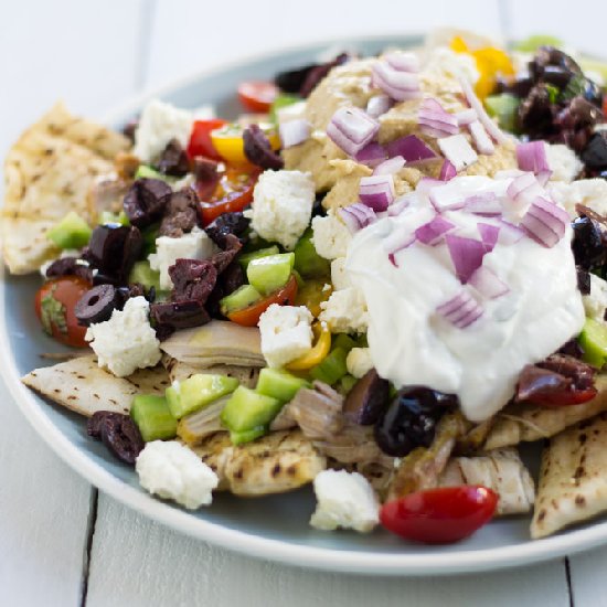 Mediterranean Nachos