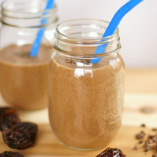 Vegan Banana Choco-Nut Milkshake