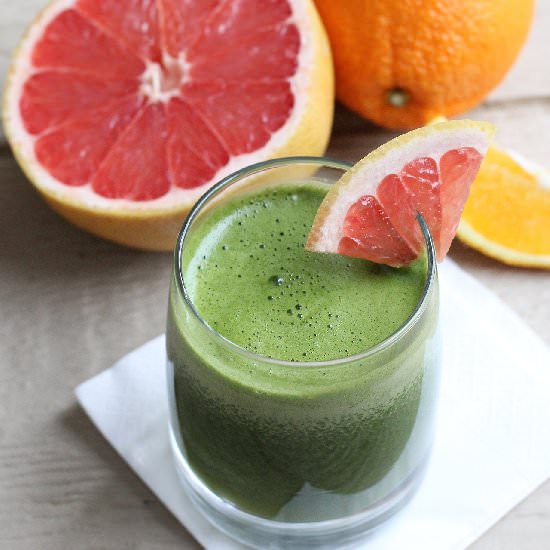 Red Grapefruit & Ginger Green Juice