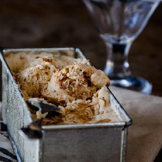 Caramelized White Choc Ice Cream