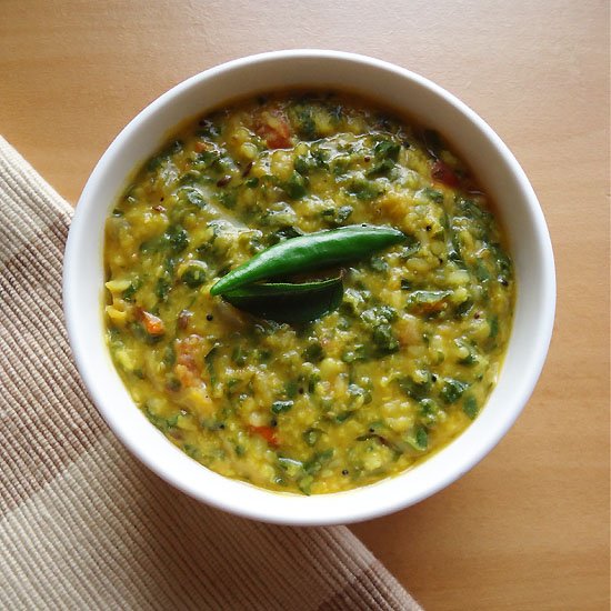 Radish Greens Dal