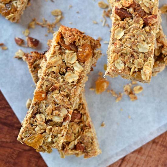 Orange Almond Granola Bars