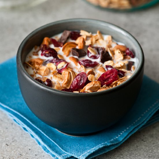 Granola with Chocolate & Cardamom