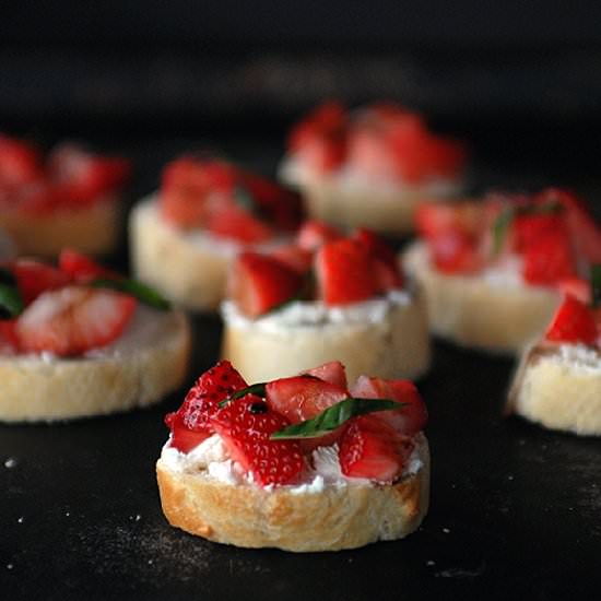 Strawberry Bruschetta