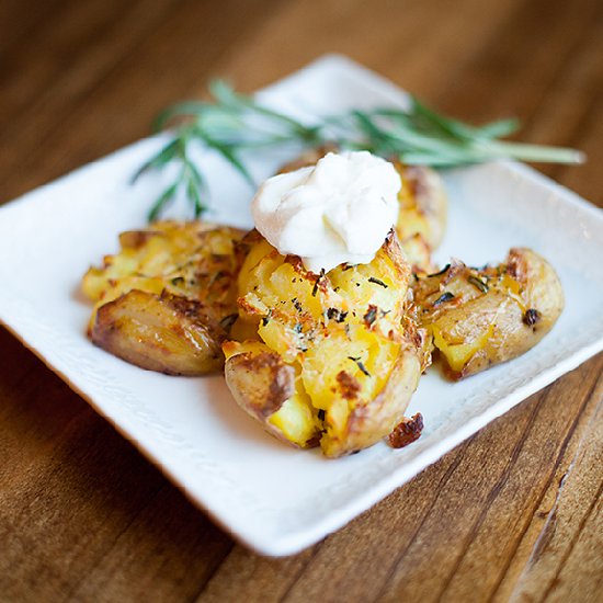 Crispy Parmesan & Rosemary Potatoes