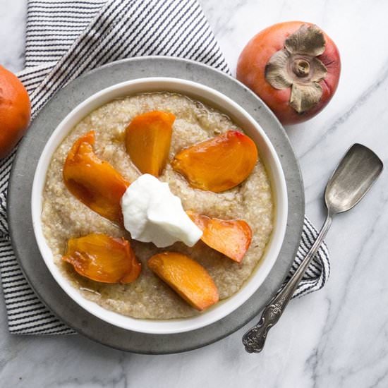 Persimmon Hot Cereal