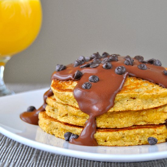 Chocolate-Covered Orange Pancakes