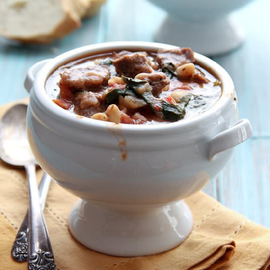 Beef and White Bean Stew