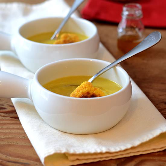 Orange Cauliflower Soup