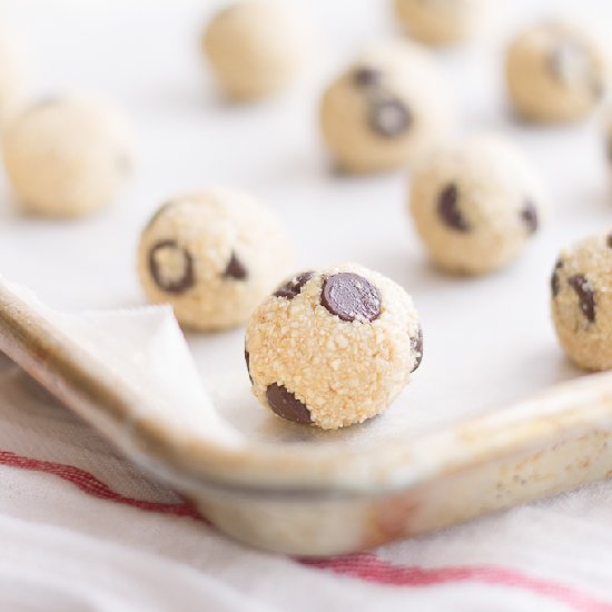 Raw Cookie Dough Balls