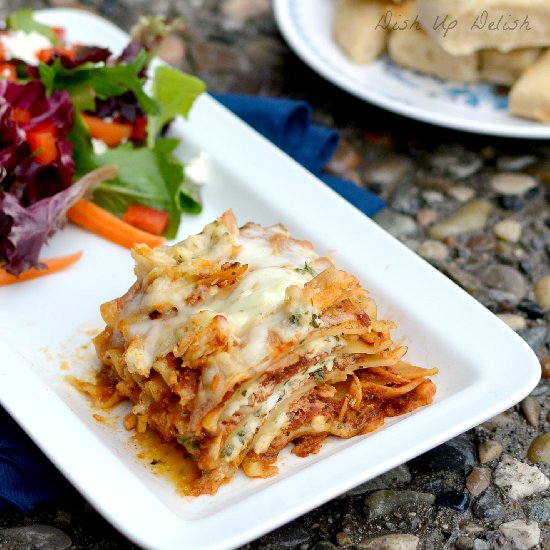 BBQ Chicken Lasagna