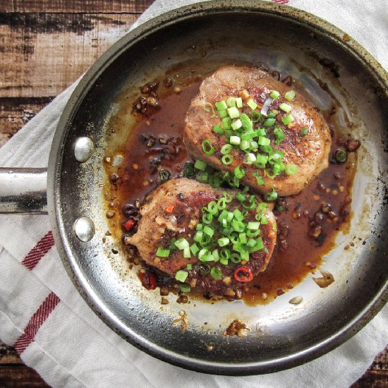 Beer and Honey Pork Chops