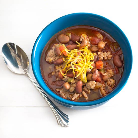 Three Bean Turkey Chili