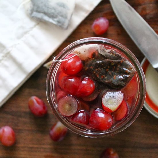 Pickled Chai Grapes