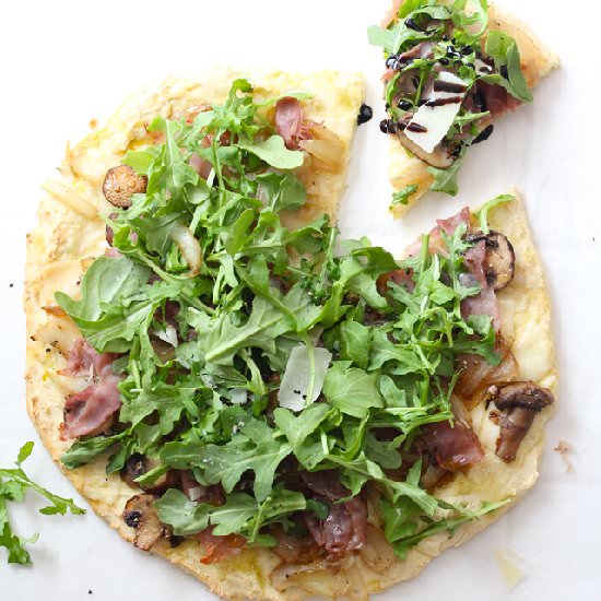 Arugula Prosciutto Pizza