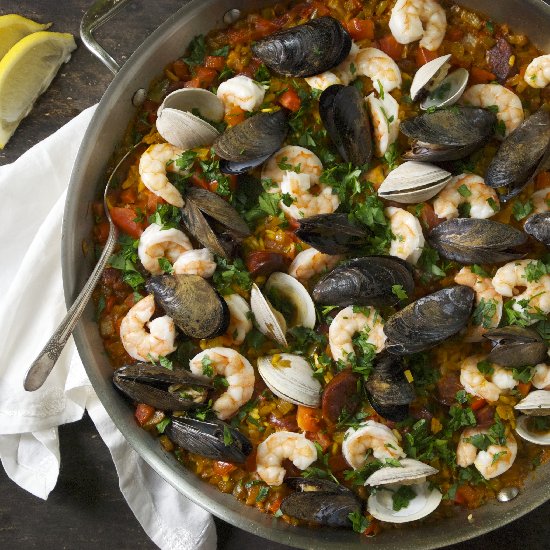 Seafood Paella