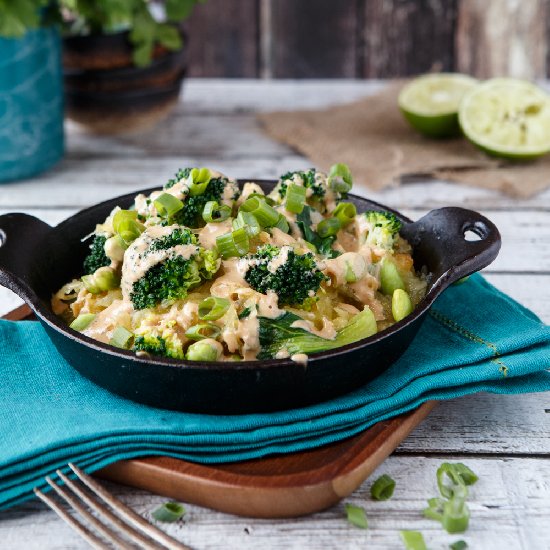 Thai Peanut Spaghetti Squash