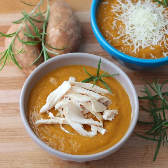 Crock Pot Sweet Potato Bisque