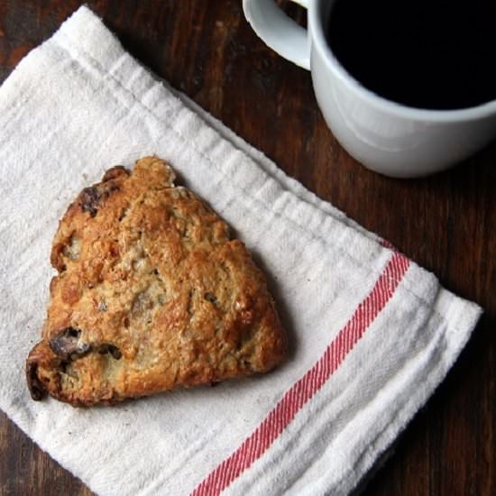 Roasted Pear and Cinnamon Scones