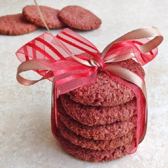 Beet Almond Cookies