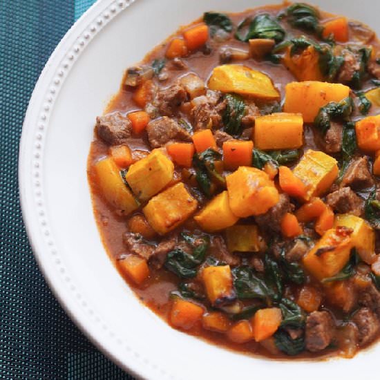 Butternut Squash & Beef Chilli Stew