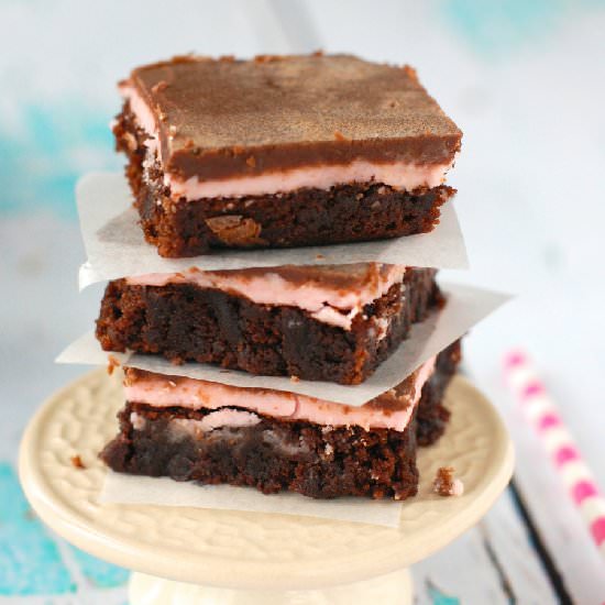 Chocolate Raspberry Brownies