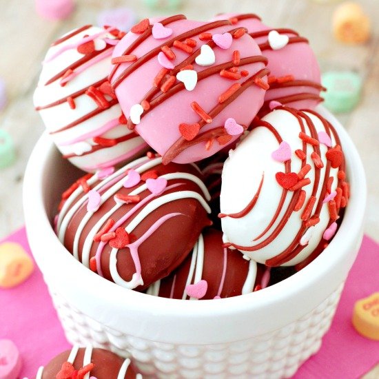 Conversation Heart Truffles