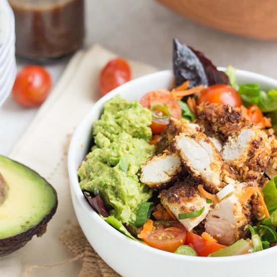 Crispy Quinoa Chicken Salad