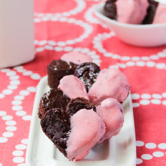 Nutella Brownie Hearts