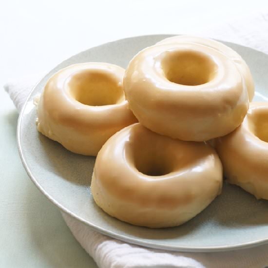 Maple Glazed Vanilla Bean Donuts