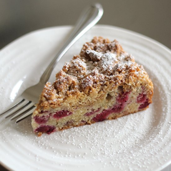 Raspberry Crumb Cake (Gluten-free)