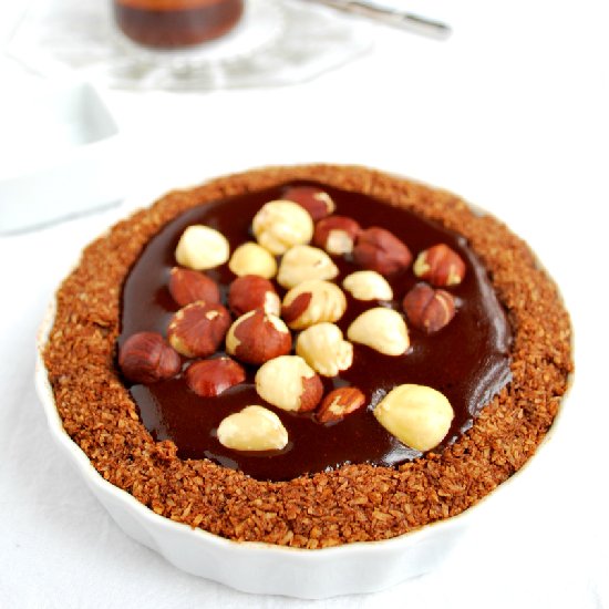 Double Chocolate Macaroon Tart