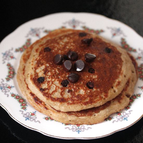 Peanut Butter Banana Pancakes