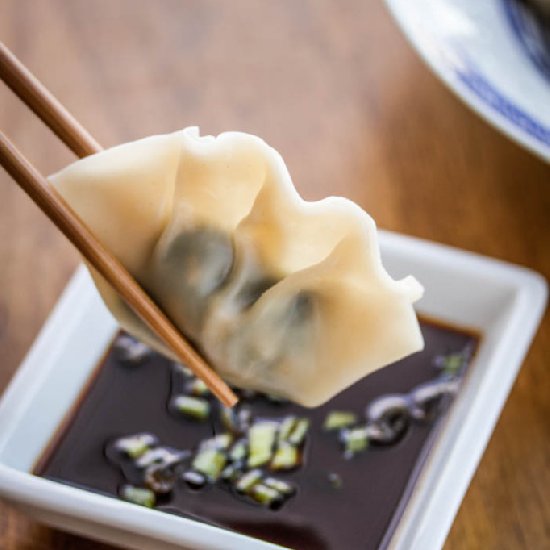 Spinach and Tempeh Dumplings