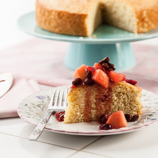 Meyer Lemon Polenta Cake