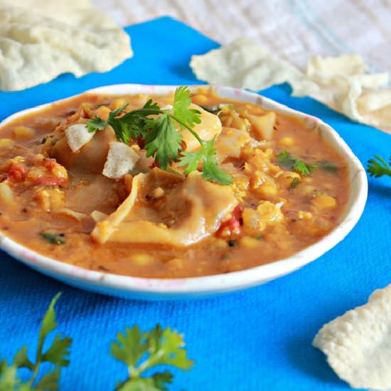 Appala Kootu, Lentils With Pappads