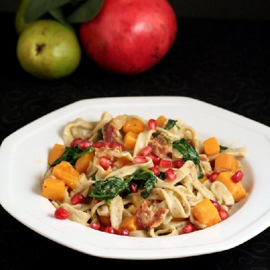 Sage Fettuccine with Butternut